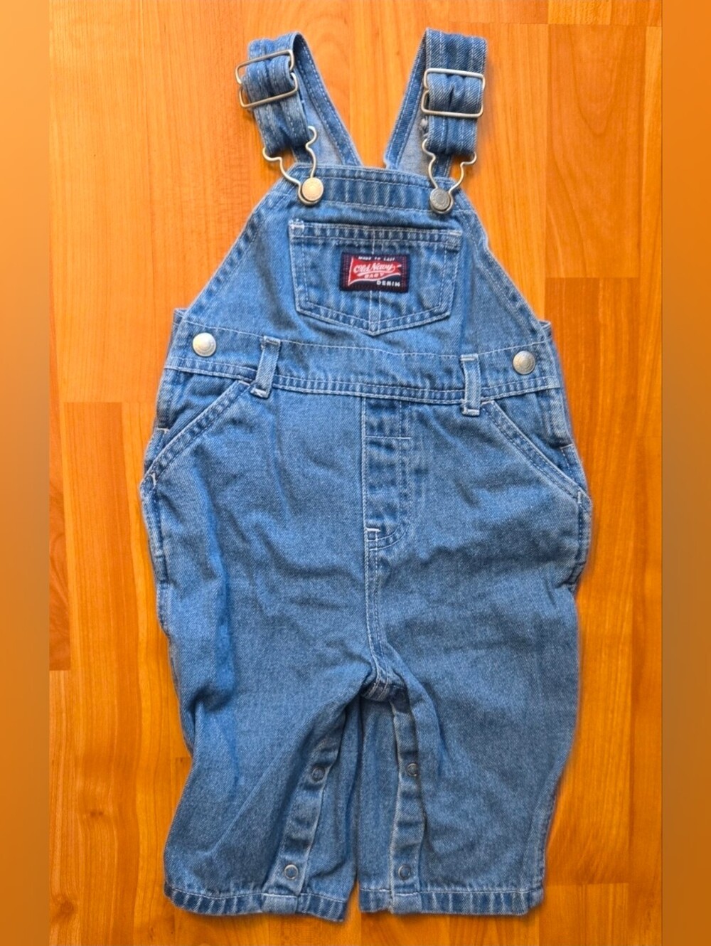 Vintage Old Navy Denim Carpenter Bib Overalls Infant 6-12 months jeans